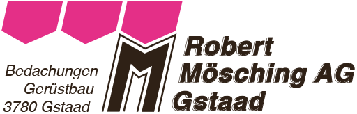 Logo - Robert Mösching AG
Bedachungen, Gerüstbau
