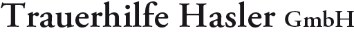 Logo - Trauerhilfe HASLER GmbH